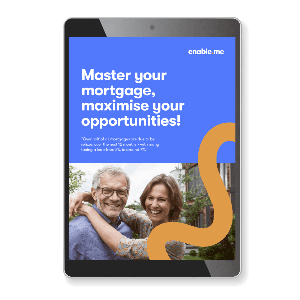 enable.me master your mortgage eBook on tablet