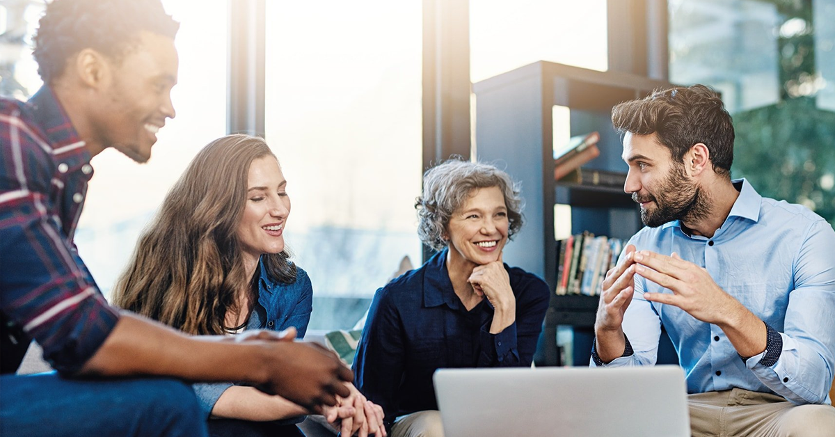 A man explaining important information